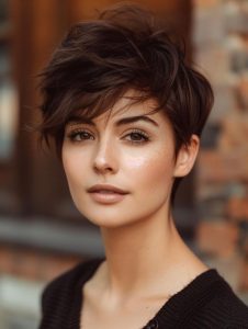 مدل کوتاهی لایه‌ای برای موهای پرپشت زنانه
